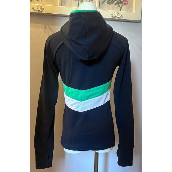 Nike Women's Full zip jacket With Hood Black AND green Size Small - Picture 16 of 16